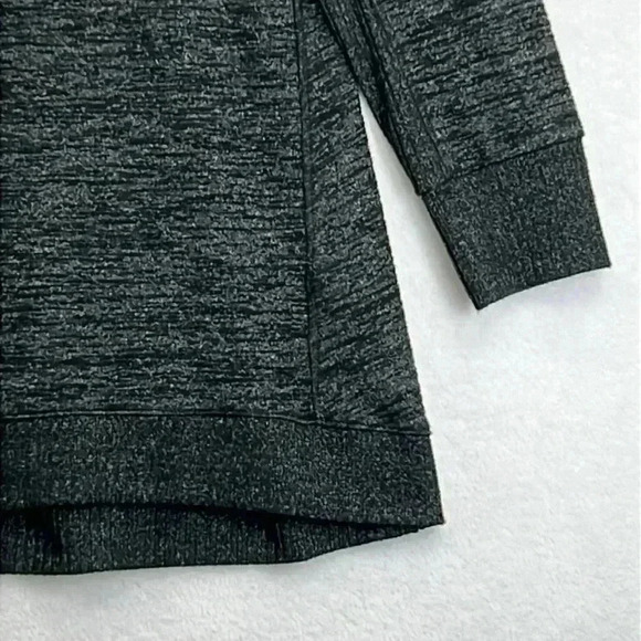 Chico’s Zenergy Pullover Tunic Sweater Size 12/14 (Chico’s 2) Heathered Black - Picture 4 of 11